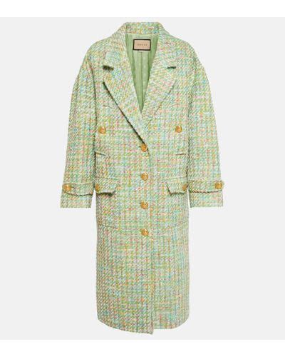 green gucci coat